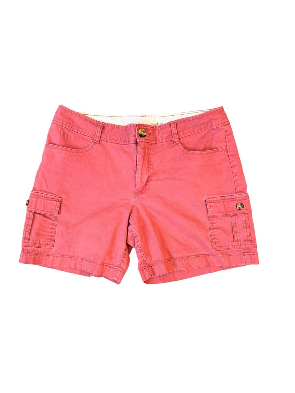 Dockers Maroon/Burgundy Cargo Shorts for Women